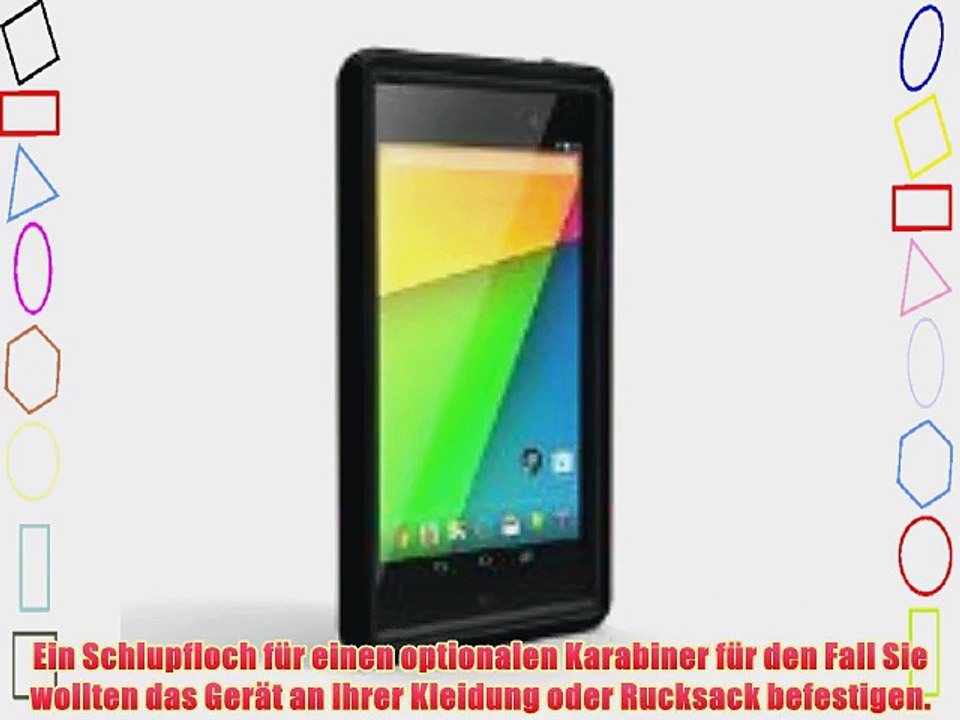 Poetic REVOLUTION Case for Google Nexus 7 FHD 2nd Gen 2013 Android Tablet Schwarz (3-jahriger