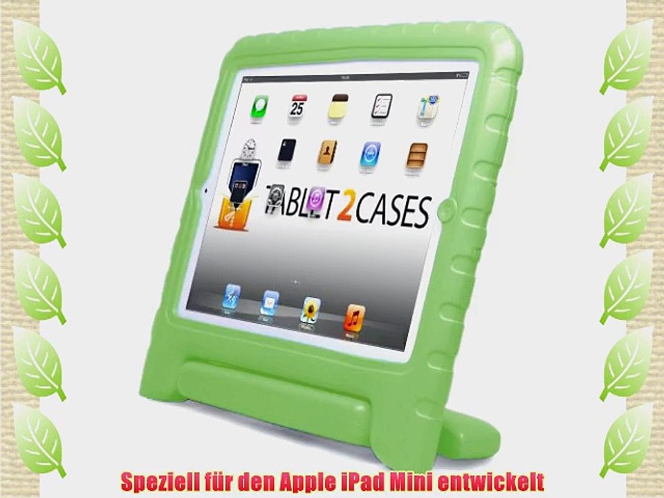 Cooper Cases(TM) Dynamo iPad Mini H?lle f?r Kinder in Gr?n   Frei Displayschutzfolie (Leicht