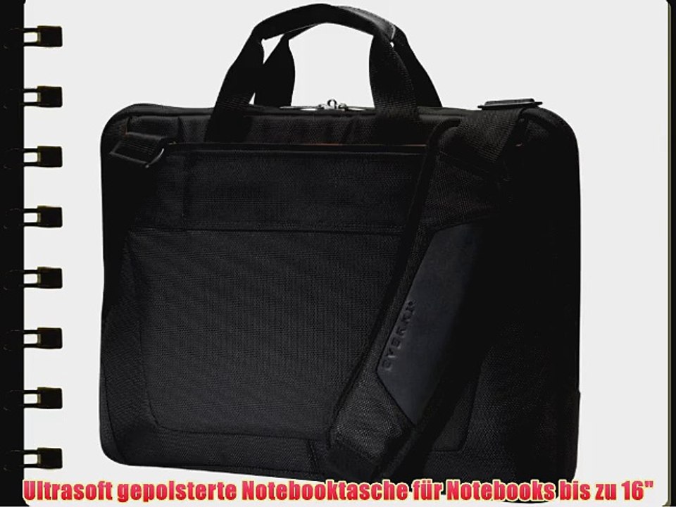 Everki Agile Slim Laptop Tasche 4064 cm (16 Zoll) 95317 schwarz