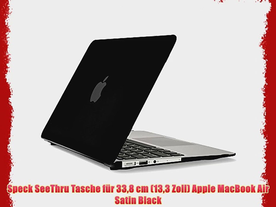 Speck SeeThru Tasche f?r 338 cm (133 Zoll) Apple MacBook Air Satin Black