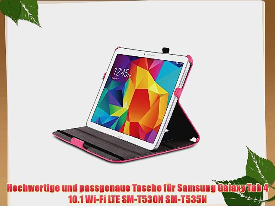 Supremery? Ultra Slim Samsung Galaxy Tab 4 10.1 H?lle Tasche Schutzh?lle Case Cover | Auto