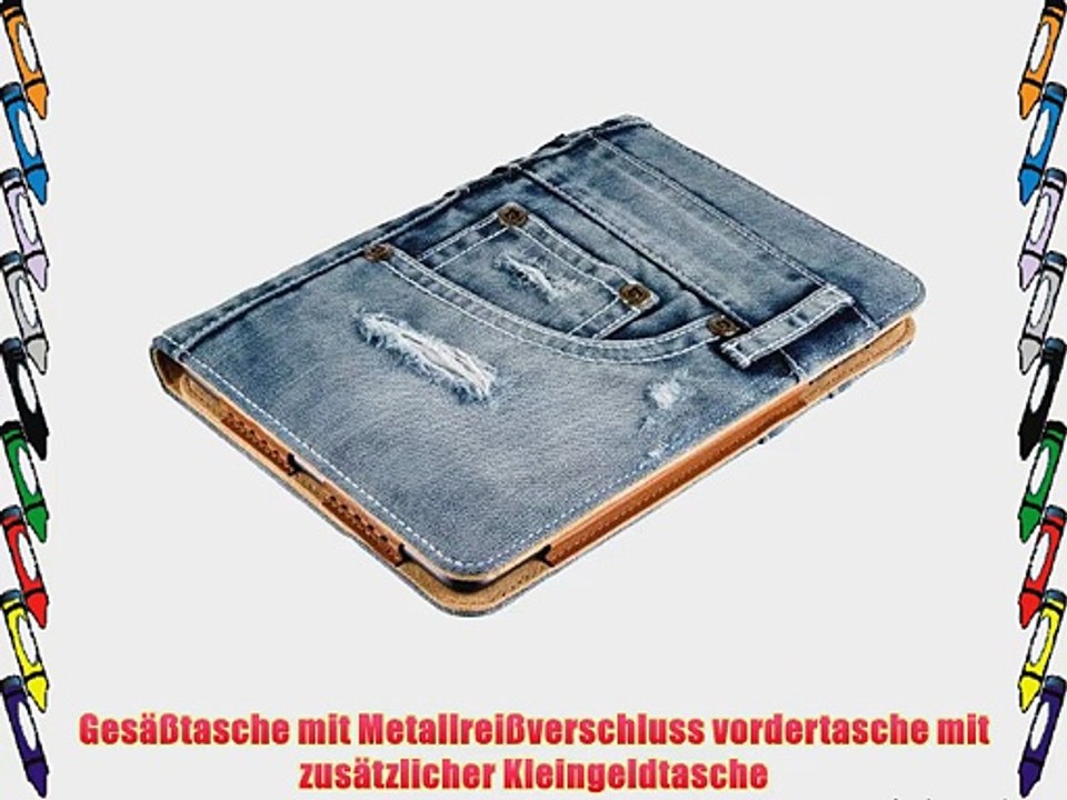 Trust Jeans Folio Stand f?r Apple iPad Mini blau