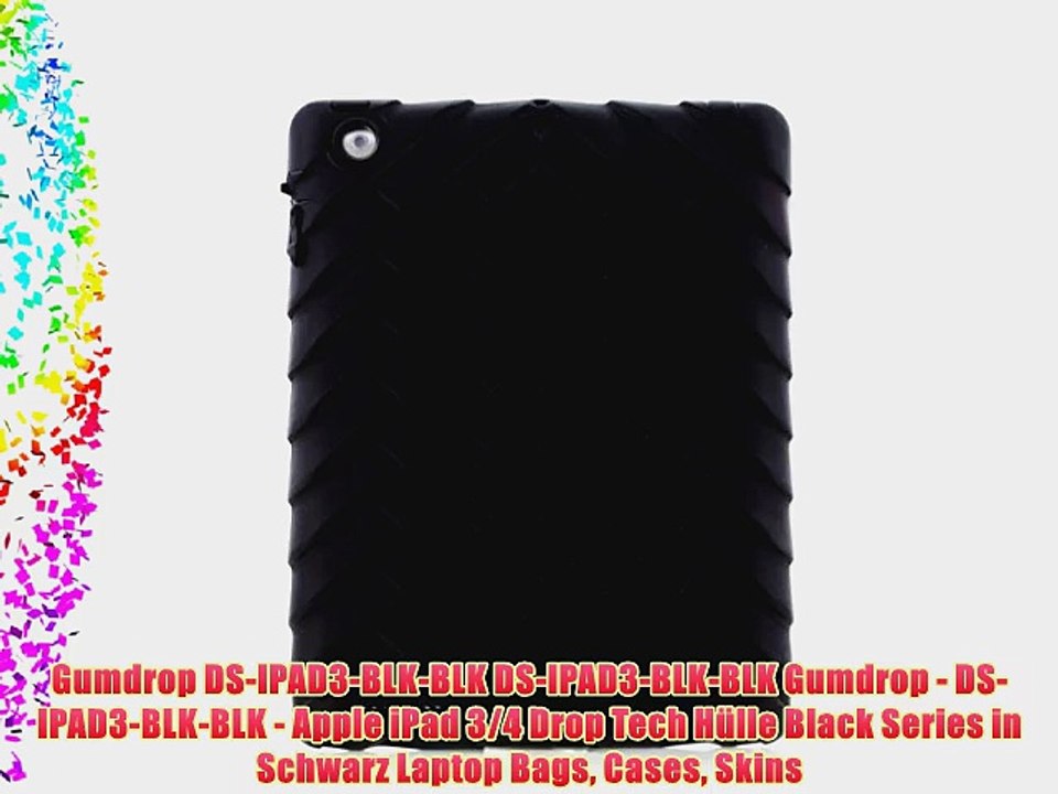 Gumdrop DS-IPAD3-BLK-BLK DS-IPAD3-BLK-BLK Gumdrop - DS-IPAD3-BLK-BLK - Apple iPad 3/4 Drop