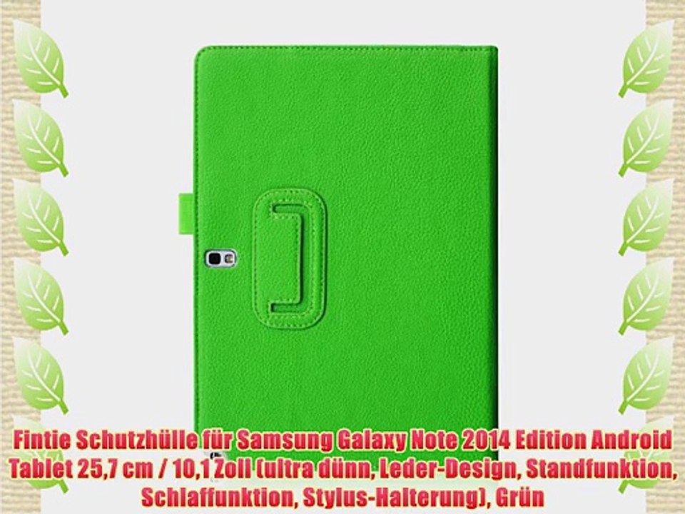 Fintie Schutzh?lle f?r Samsung Galaxy Note 2014 Edition Android Tablet 257?cm?/ 101?Zoll (ultra