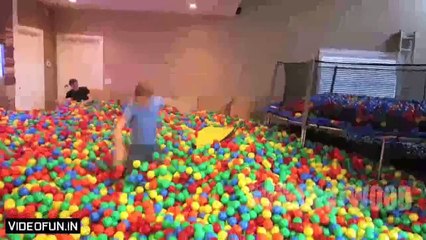 Crazy Plastic Ball Prank - Trick Shot AMAZING