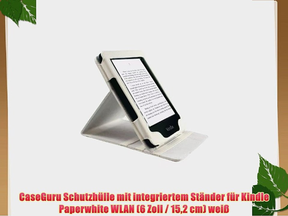CaseGuru Schutzh?lle mit integriertem St?nder f?r Kindle Paperwhite WLAN (6 Zoll?/ 152?cm)