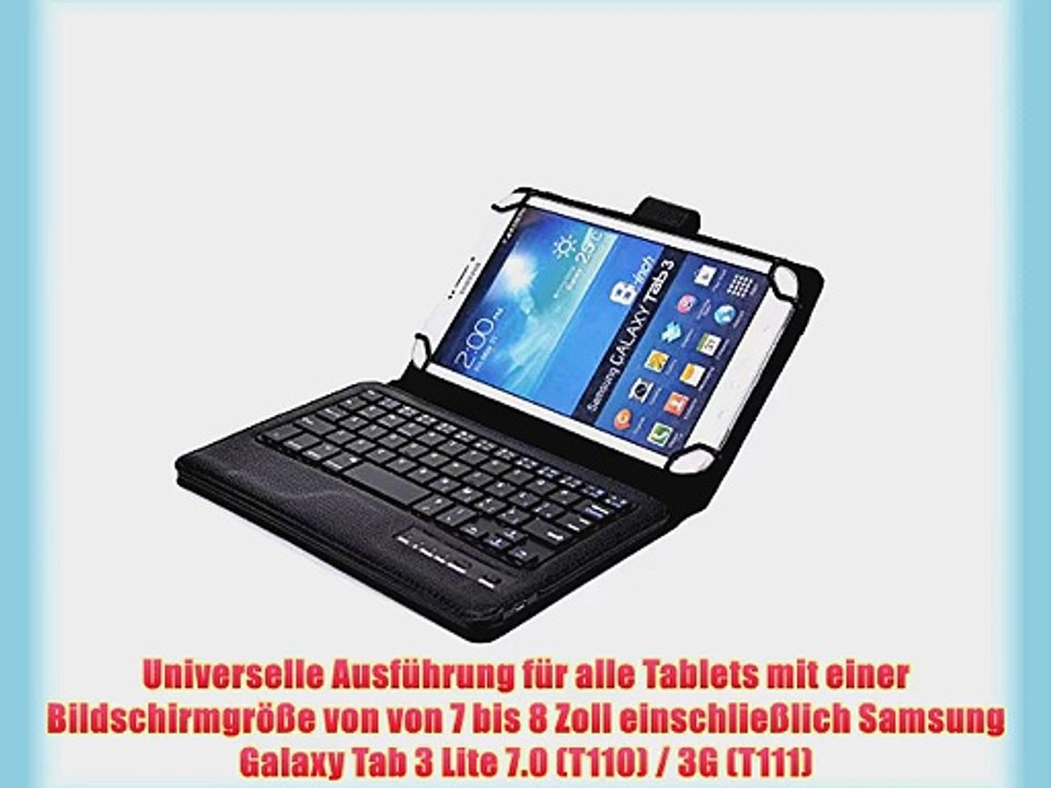 Cooper Cases(TM) Infinite Executive Universal Folio-Tastatur f?r Samsung Galaxy Tab 3 Lite