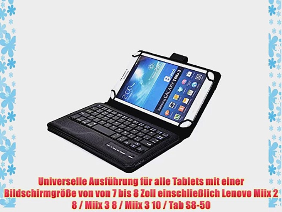 Cooper Cases(TM) Infinite Executive Universal Folio-Tastatur f?r Lenovo Miix 2 8 / Miix 3 8
