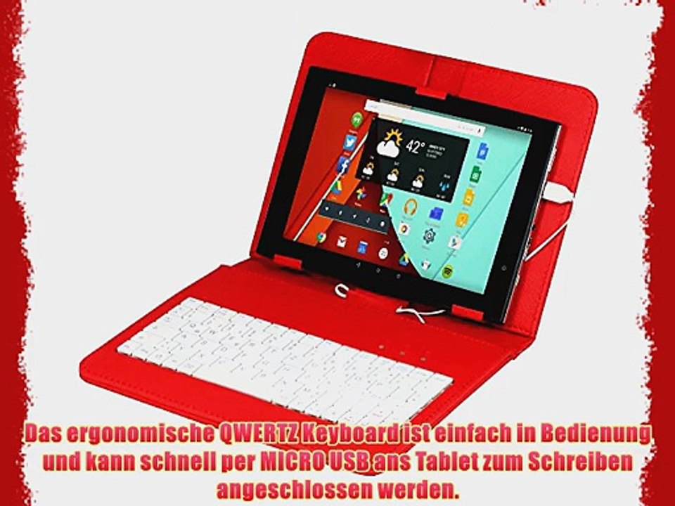 Navitech MEDION LIFETAB S10346 (MD 98992) 257 cm/101 Zoll Tablet-PC Case / Cover mit deutschem