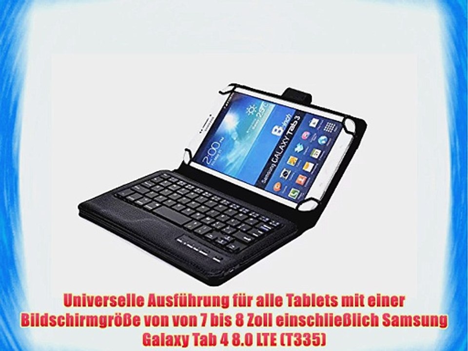 Cooper Cases(TM) Infinite Executive Universal Folio-Tastatur f?r Samsung Galaxy Tab 4 8.0 LTE