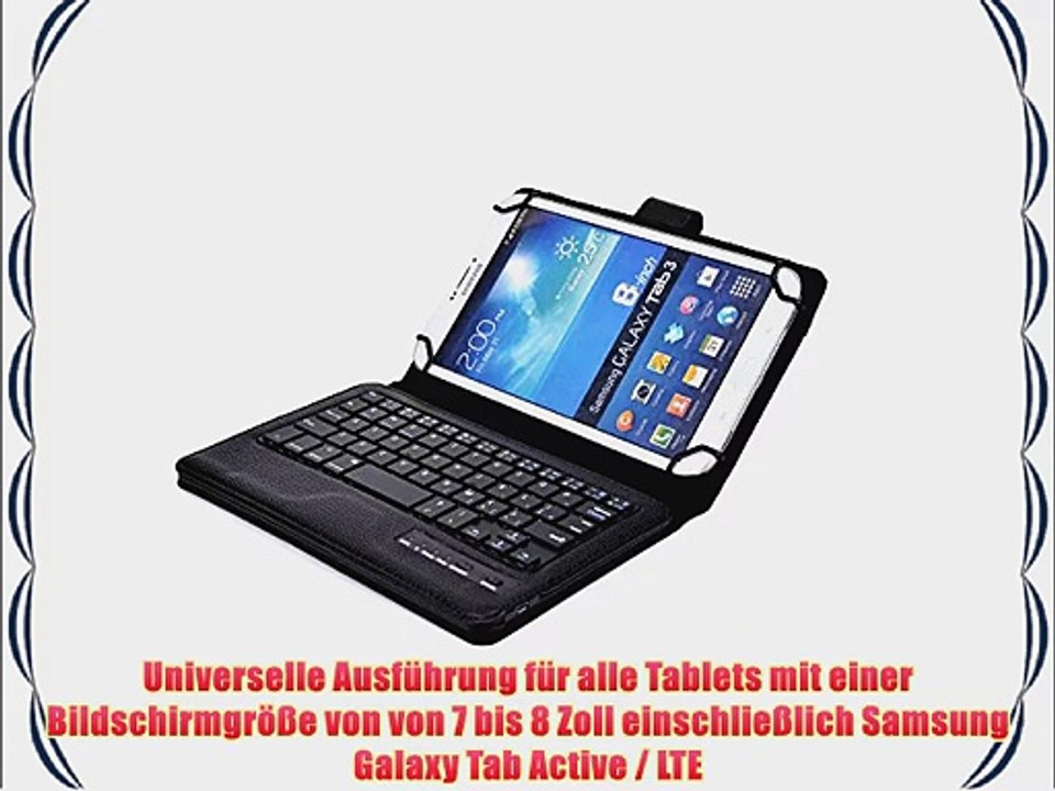 Cooper Cases(TM) Infinite Executive Universal Folio-Tastatur f?r Samsung Galaxy Tab Active