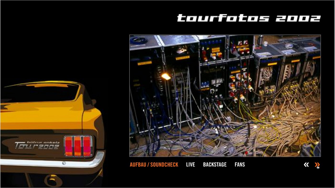 Böhse Onkelz - Tour 2002 Aufbau/Soundcheck (Fotos)