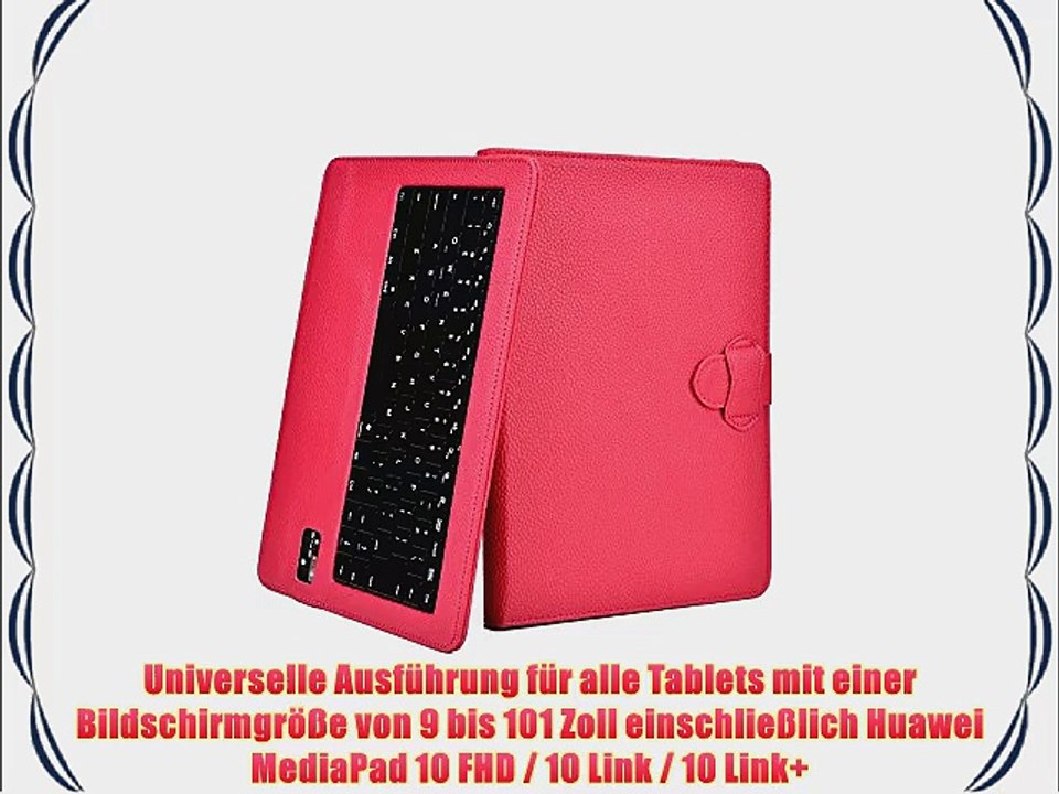 Cooper Cases(TM) Infinite Executive Huawei MediaPad 10 FHD / 10 Link / 10 Link  Universal Folio-Tastatur