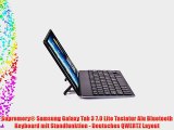 Supremery? Samsung Galaxy Tab 3 7.0 Lite Tastatur Alu Bluetooth Keyboard mit Standfunktion