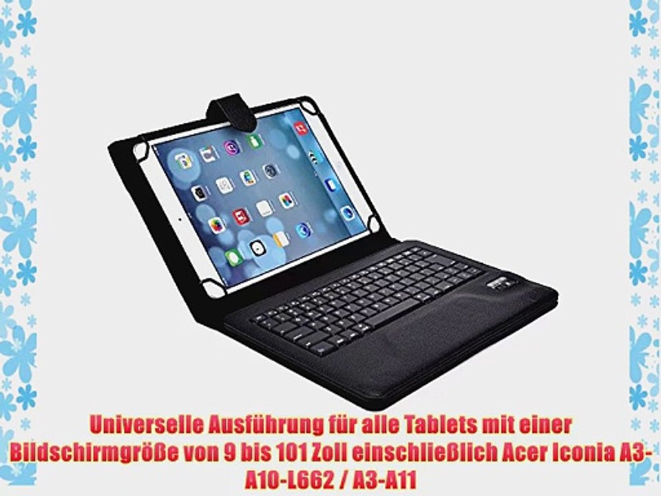 Cooper Cases(TM) Infinite Executive Acer Iconia A3-A10-L662 / A3-A11 Universal Folio-Tastatur