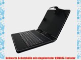 F?r Odys Sky Plus 3G 785 Zoll: deutsche QWERTZ-Tastatur und schwarze Tableth?lle