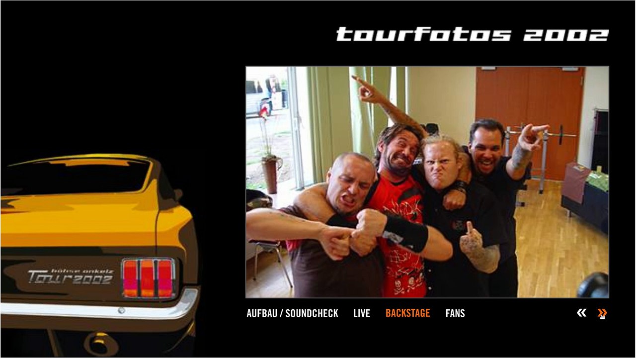 Böhse Onkelz - Tour 2002 Backstage (Fotos)