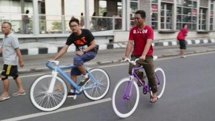 Domingos sin coches en la ciudad de Yakarta