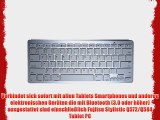 Cooper Cases(TM) B1 universelle Bluetooth Funktastatur f?r Fujitsu Stylistic Q572/Q584 Tablet