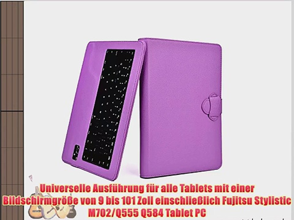 Cooper Cases(TM) Infinite Executive Fujitsu Stylistic M702/Q555 Q584 Tablet PC Universal Folio-Tastatur