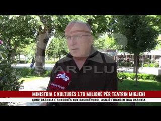 MINISTRIA E KULTURËS 170 MILIONË PËR TEATRIN MIGJENI