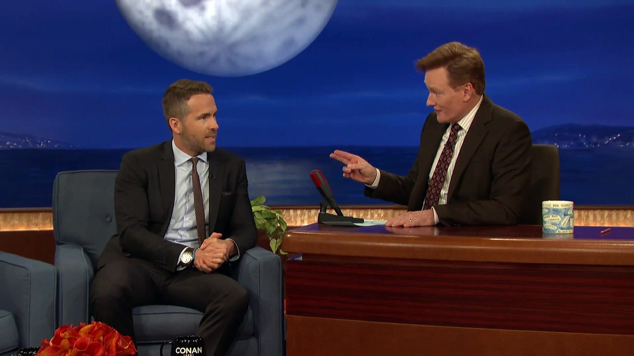 Ryan Reynolds On How -Deadpool- Became A Reality - CONAN on TBS