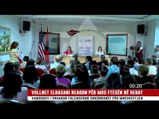 VULLNET ELBASANI REAGON PËR MOS FTESËN NË DEBAT