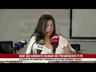 DEBAT MES KANDIDATES BAZHDARI DHE PËRFAQËSUESEVE TË PD