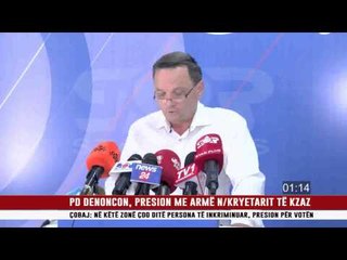 PD DENONCON, PRESIONI ME ARMË N/KRYETARIT TË KZAZ
