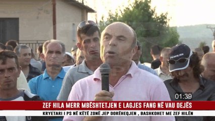 ZEF HILA MERR MBËSHTETJEN E LAGJES FANG NË VAU DEJËS