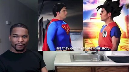 ERB Reactions! Superman vs Goku