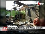 Ledakan Hebat di Makassar, Dua Orang Tewas Puluhan Rumah Rusak