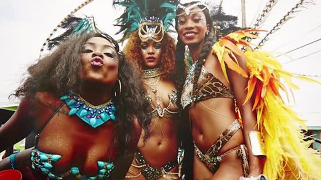 Rihanna And Other Stars Party At Barbados Carnival