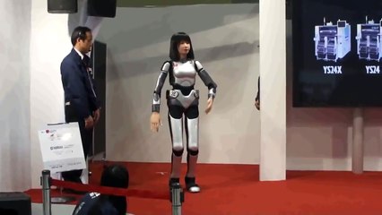 Female Robot Singing  Actroid  HRP  4C