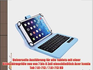 Cooper Cases(TM) Infinite Executive Universal Folio-Tastatur f?r Acer Iconia Tab 7 A1-713 /