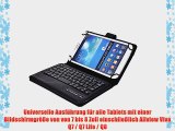 Cooper Cases(TM) Infinite Executive Universal Folio-Tastatur f?r Allview Viva Q7 / Q7 Life