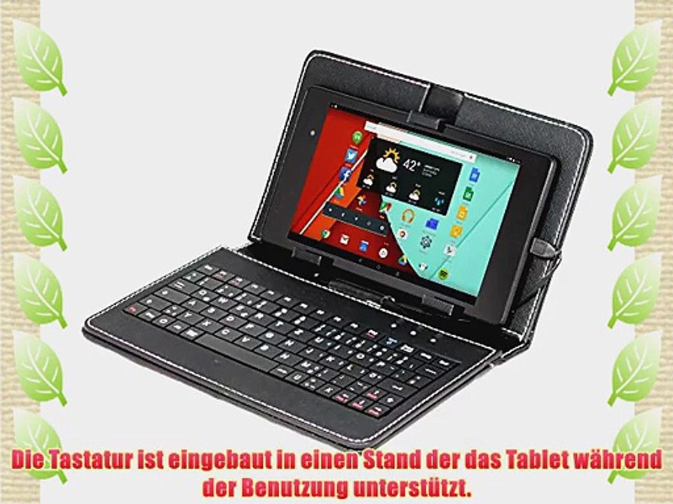 Navitech Odys Junior Tab 8 Pro 203cm (8 Zoll) Tablet-PC Stand mit deutschem QWERTZ Keyboard