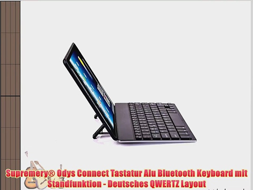 Supremery? Odys Connect Tastatur Alu Bluetooth Keyboard mit Standfunktion - Deutsches QWERTZ