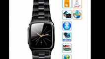New Stainless steel Touch Screen Wrist Watch Phone Reviews---Black