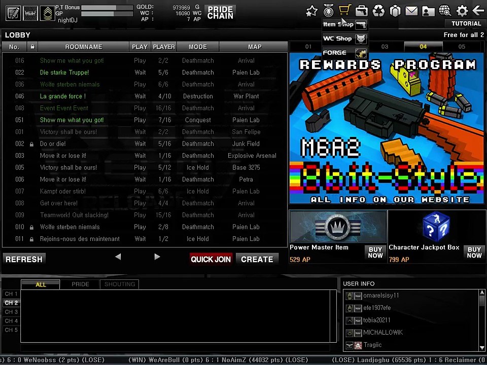 Wolteam item mall Stops the Game