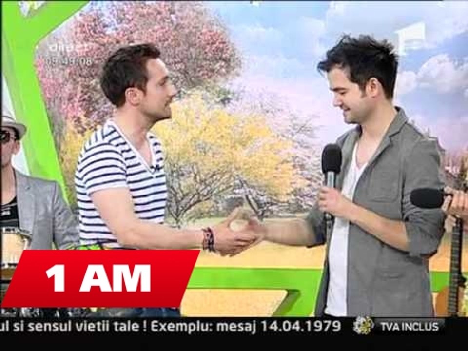 Laurentiu Duta si Andreea Banica, la Neatza cu Razvan si Dani ( Antena 1 ) part.2