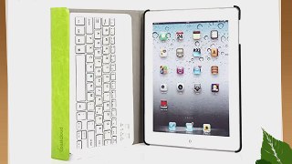 CoastaCloud Ultra-Slim Folio Bluetooth Tastatur H?lle Keyboard Case f?r Apple iPad 2 3 4 -