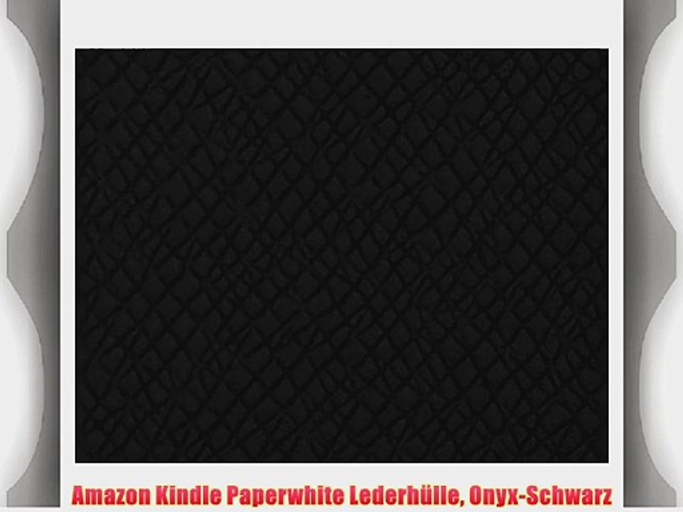 Amazon Kindle Paperwhite Lederh?lle Onyx-Schwarz