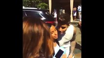 Justin Bieber Kissing Fan on The Lips 2014
