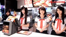 20131226 「麥當勞之花」張楚珊超萌貓耳水手服現身 直呼緊張卻很開心!