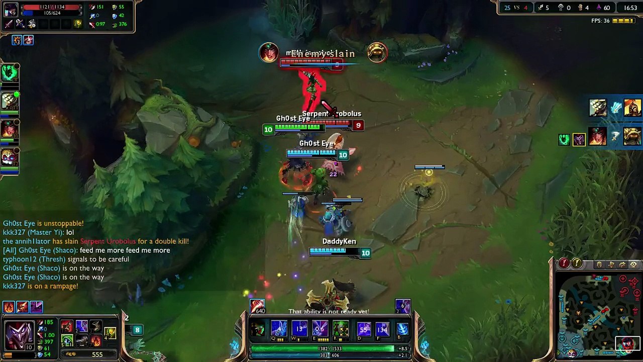 Shaco Challenges the Turret with his Ass