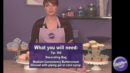 Wilton Cupcake Decorating Designs: 5 Easy Buttercream Designs