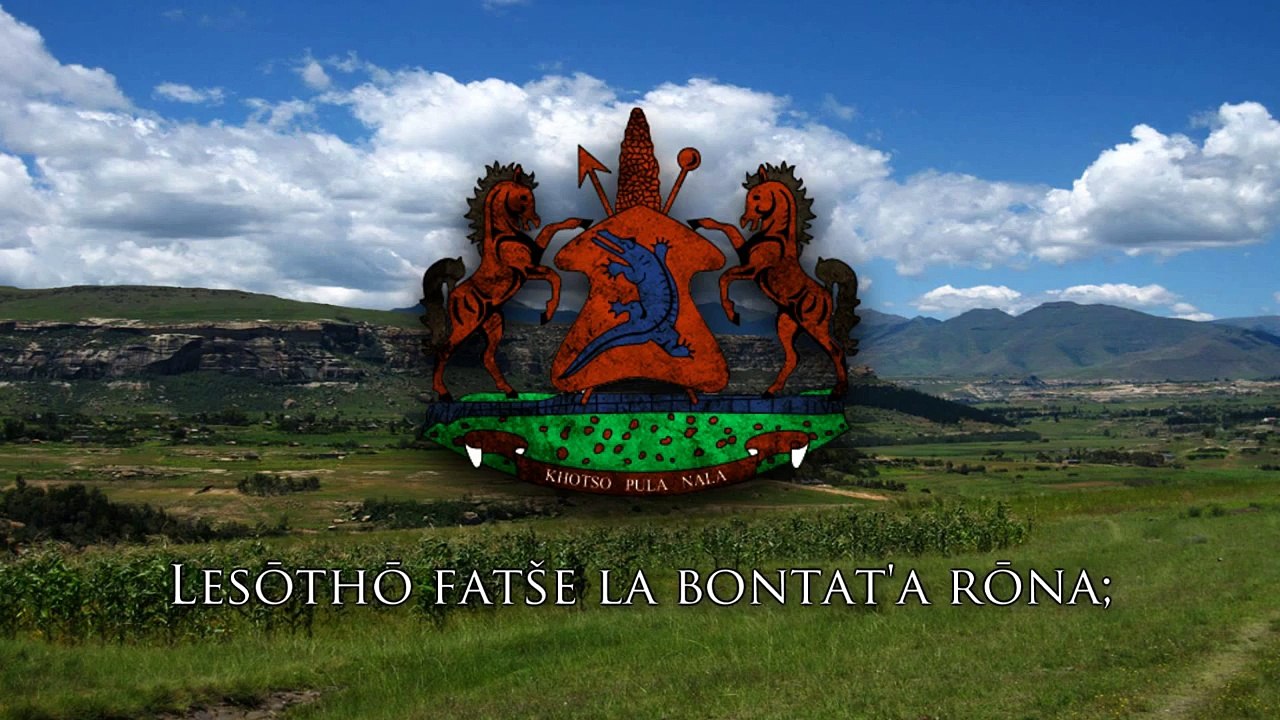 National Anthem of Lesotho - Lesotho Fatse La Bontata Rona