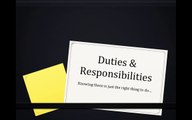 Duties & Responsibilities of Citizens