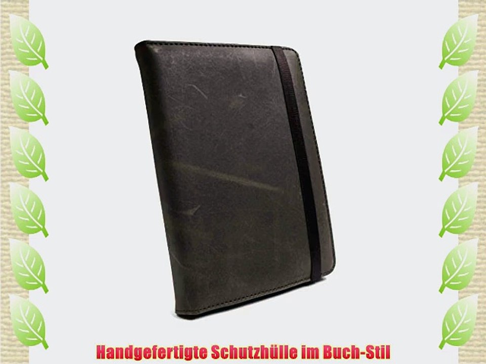 Tuff-Luv Embrace Schutzh?lle aus echtem Leder Braun braun Kindle 4 / 15 cm (6 Zoll) E-Ink